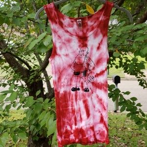 Adorable old man tie dye
